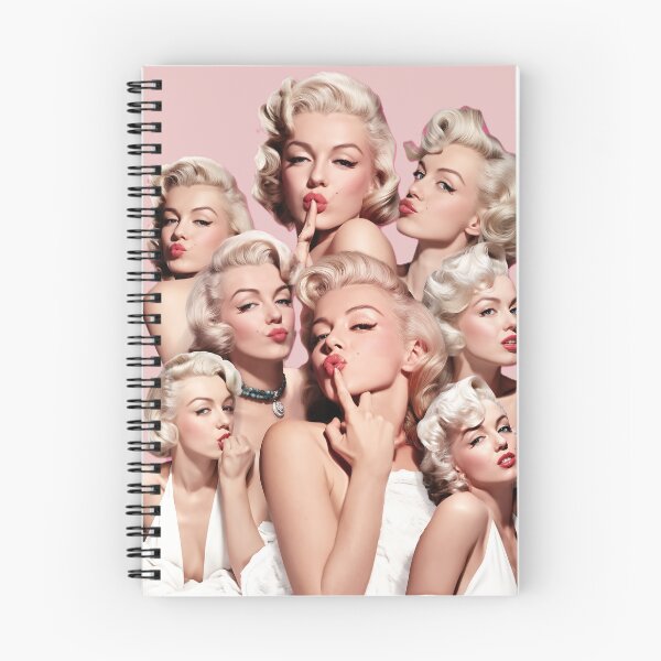 Item preview, Marilyn Multiplied" - 1950s Hollywood Glamour Aesthetic Collage designed and sold by KreativKulture.