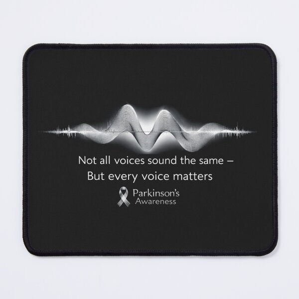 Item preview, Not All Voices Sound the Same – Parkinson’s Awareness Sound Wave designed and sold by Mirgonhood.
