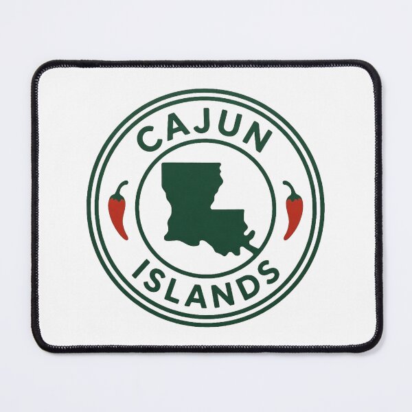 Item preview, Cajun Islands Louisiana Badge Sticker designed and sold by octozap.