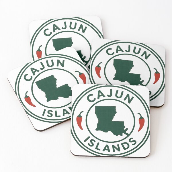 Item preview, Cajun Islands Louisiana Badge Sticker designed and sold by octozap.