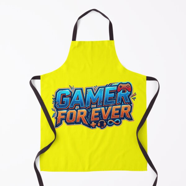 Item preview, GAMER FOREVER - #FFFF00 designed and sold by Marlon Oseguera.