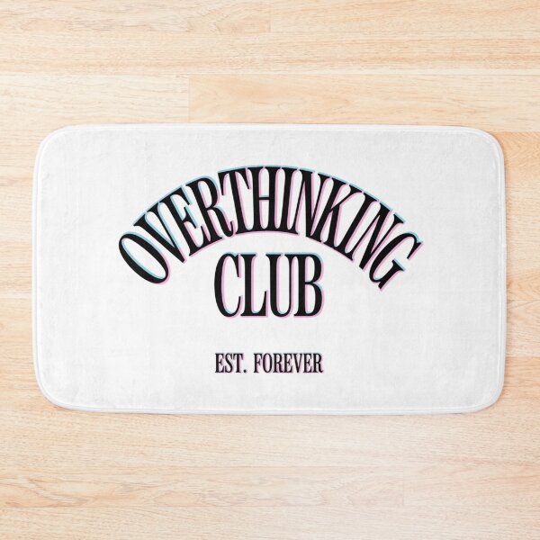 Item preview, Overthinking Club Shirt, Introvert Humor Tee, Mental Health Aesthetic brafdesign designed and sold by Brafdesign.