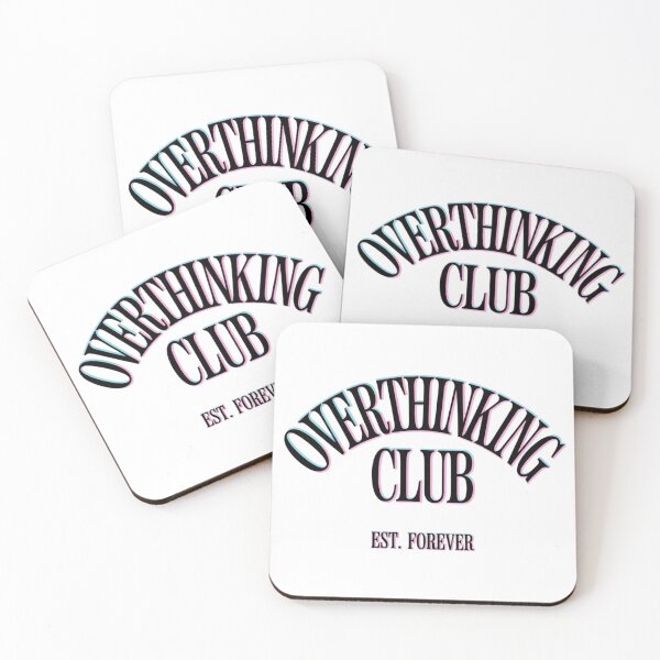 Item preview, Overthinking Club Shirt, Introvert Humor Tee, Mental Health Aesthetic brafdesign designed and sold by Brafdesign.
