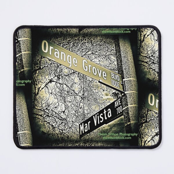 Item preview, Orange Grove Boulevard & Mar Vista Avenue, Pasadena, CA by Mistah Wilson designed and sold by The Street Sign Store.