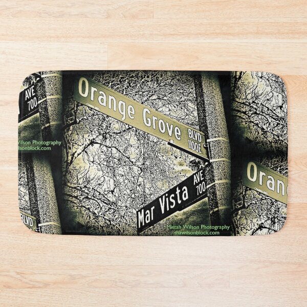 Item preview, Orange Grove Boulevard & Mar Vista Avenue, Pasadena, CA by Mistah Wilson designed and sold by The Street Sign Store.