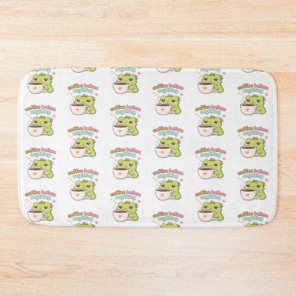 Item preview, Kawaii Frog “Coffee Before Anything” | Cute Frog Coffee Sticker designed and sold by AidaAviles.