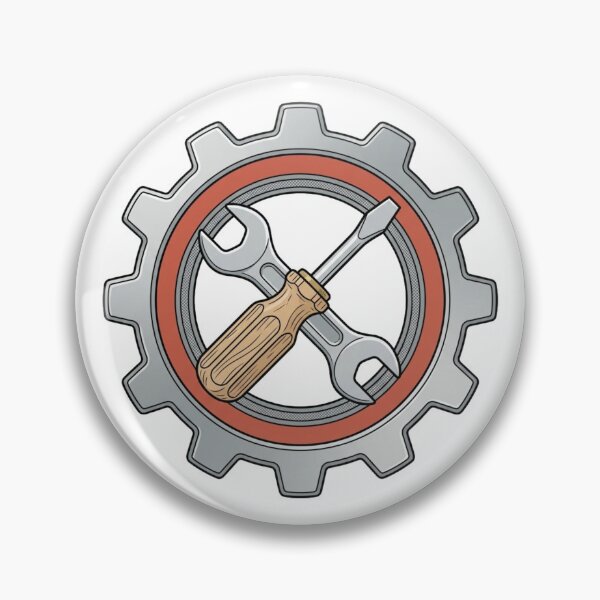 Item preview, Vintage Style Gear and Tools Mechanical Illustration designed and sold by octozap.