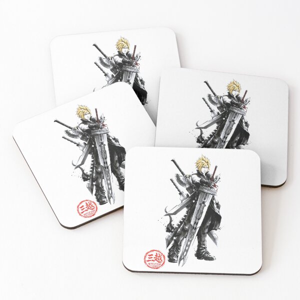 Item preview, Cloud Strife Sumi-e designed and sold by Mitsugoshi.