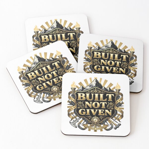 Item preview, Built Not Given Motivational Tee – Premium Success Mindset Streetwear Shirt designed and sold by relso.