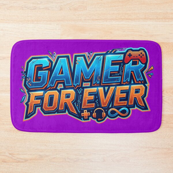 Item preview, GAMER FOR EVER - #9900CC designed and sold by Marlon Oseguera.