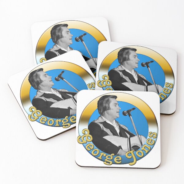 Item preview, George Jones designed and sold by Lonesome Dog Art.