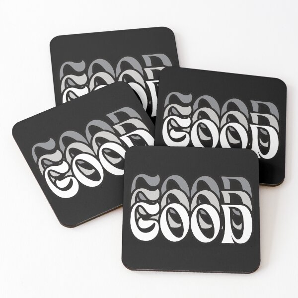 Item preview, Retro Stacked Good Typography Art designed and sold by designmari.