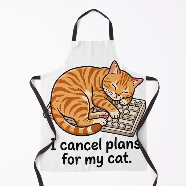 Item preview, I Cancel Plans For My Cat Meme designed and sold by DetalleXL.