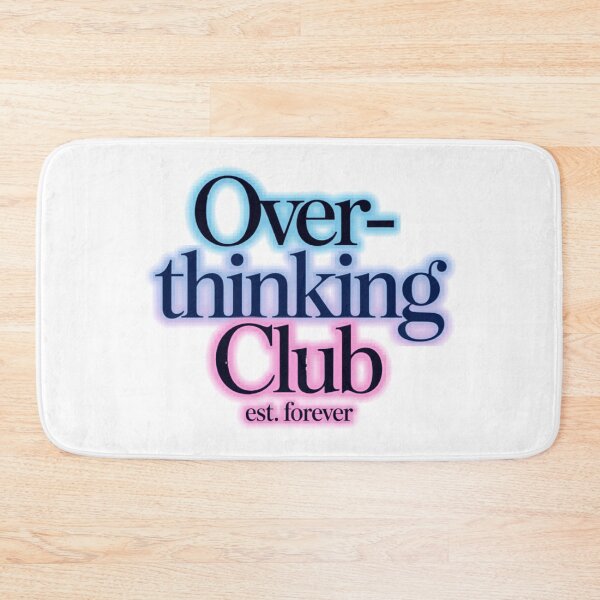 Item preview, Overthinking Club Shirt, Introvert Humor Tee, Mental Health Aesthetic brafdesign designed and sold by Brafdesign.
