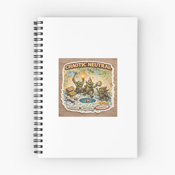 Item preview, Chaotic Neutral Goblin Party Crash Map designed and sold by SparkVault.