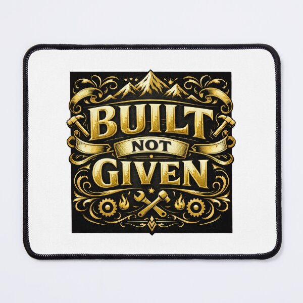 Item preview, Built Not Given Gym Shirt – Luxury Motivation Fitness Streetwear Tee designed and sold by relso.