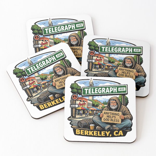 Item preview, Berkeley, Ca Telegraph Avenue designed and sold by PIXEL POP DESIGNS - Beyond the Norm!.