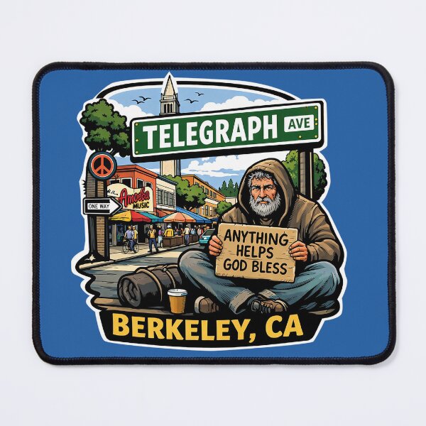 Item preview, Berkeley, Ca Telegraph Avenue designed and sold by PIXEL POP DESIGNS - Beyond the Norm!.