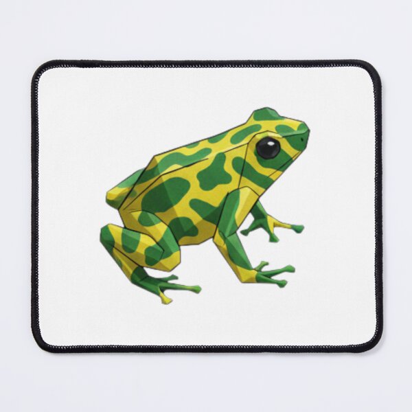 Item preview, Yellow and Green Poison Dart Frog – Polygonal Art Sticker for Nature Lovers designed and sold by bsbd-action.