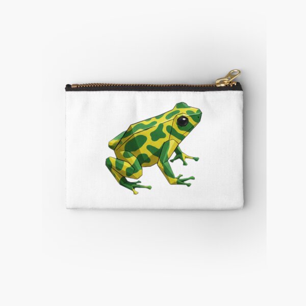 Item preview, Yellow and Green Poison Dart Frog – Polygonal Art Sticker for Nature Lovers designed and sold by bsbd-action.