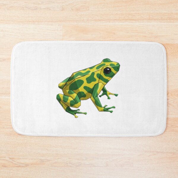 Item preview, Yellow and Green Poison Dart Frog – Polygonal Art Sticker for Nature Lovers designed and sold by bsbd-action.