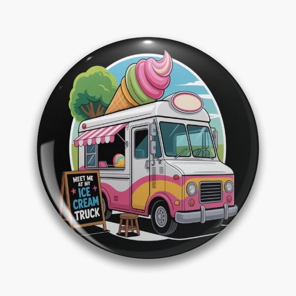 Item preview, Meet Me At My Ice Cream Truck Sundae Gelato  designed and sold by TheRetroStyle.