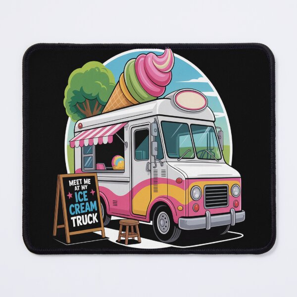 Item preview, Meet Me At My Ice Cream Truck Sundae Gelato  designed and sold by TheRetroStyle.