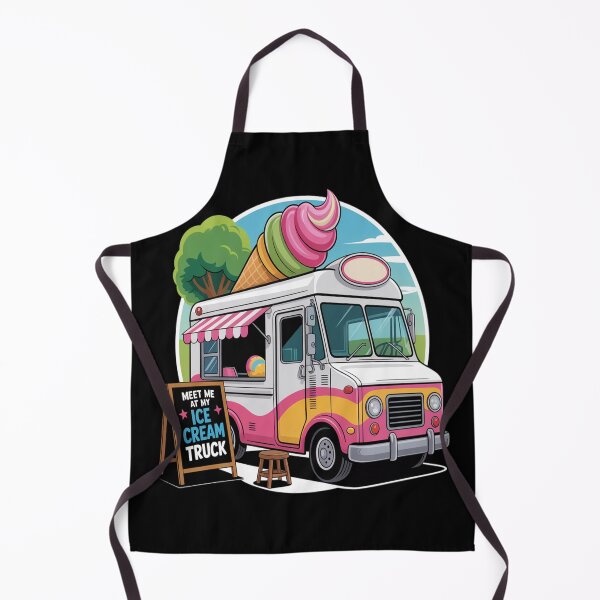Item preview, Meet Me At My Ice Cream Truck Sundae Gelato designed and sold by TheRetroStyle.