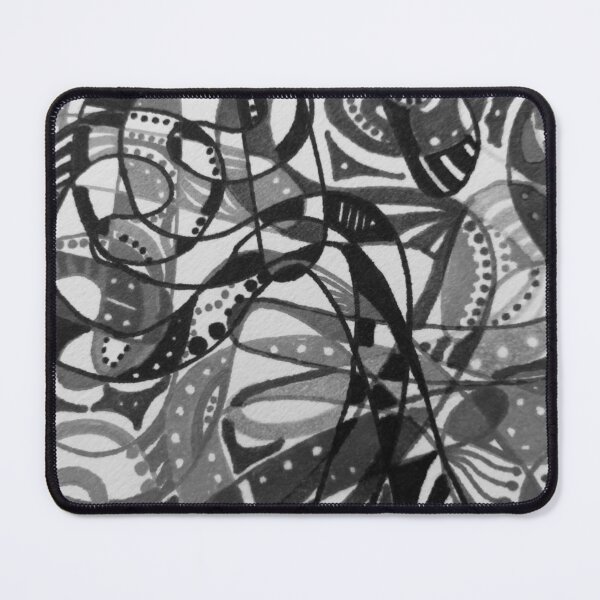 Item preview, Black and white meditative art designed and sold by SublimelyJamerz.