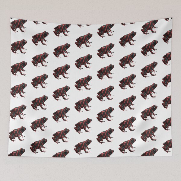 Item preview, Black and Red Frog – Geometric Design T-Shirt for Urban Style designed and sold by bsbd-action.