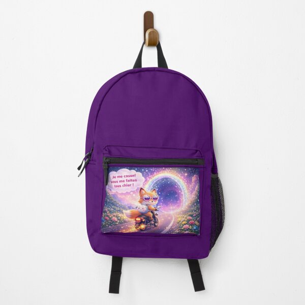 Item preview, Cool fox speeding away on his motorcycle towards a magic portal designed and sold by Magic--nell.
