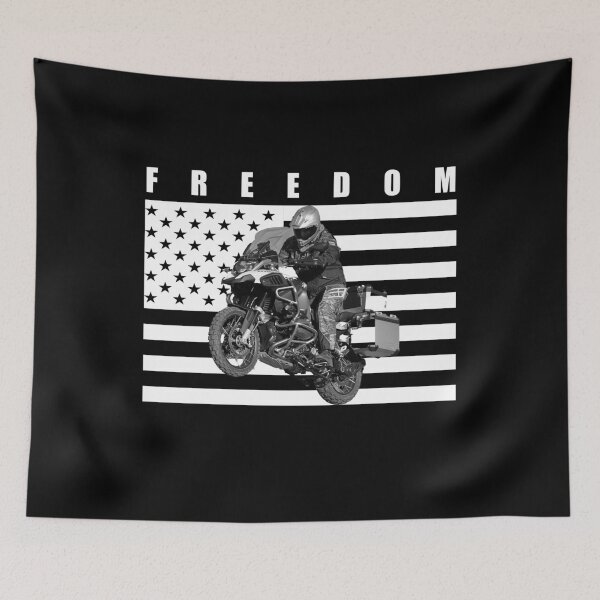 Item preview, Freedom Adventure Rider USA Design designed and sold by FroggyBaBoy.