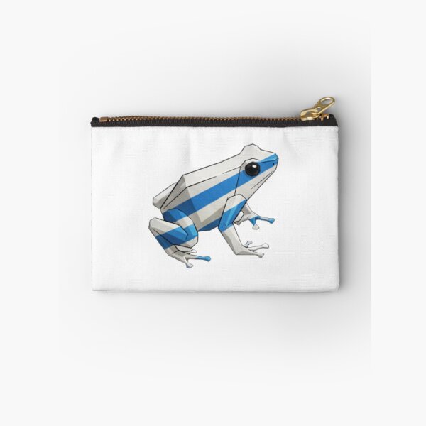 Item preview, Blue and White Striped Frog – Modern Art Mobile Phone Case designed and sold by bsbd-action.