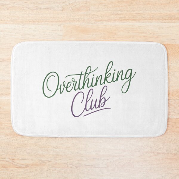 Item preview, Overthinking Club Shirt, Introvert Humor Tee, Mental Health Aesthetic brafdesign designed and sold by Brafdesign.