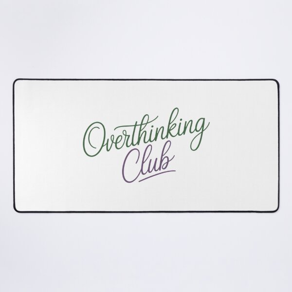 Item preview, Overthinking Club Shirt, Introvert Humor Tee, Mental Health Aesthetic brafdesign designed and sold by Brafdesign.