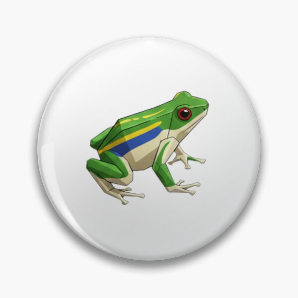 Item preview, Polygonal Red-Eyed Frog – Striking Illustration for Collectors designed and sold by bsbd-action.