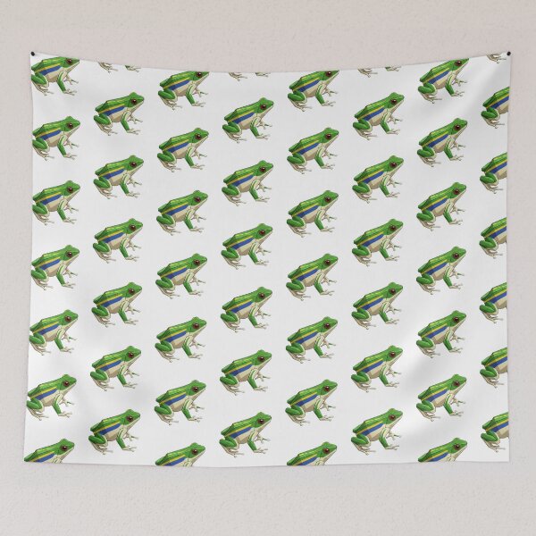 Item preview, Polygonal Red-Eyed Frog – Striking Illustration for Collectors designed and sold by bsbd-action.