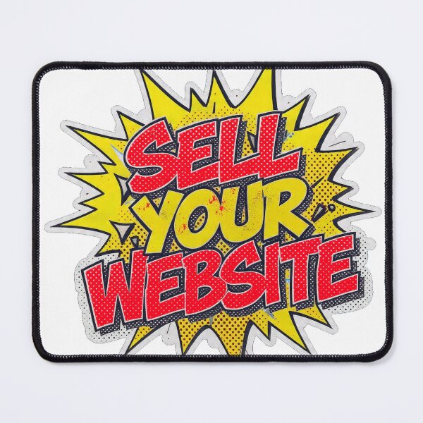 Item preview, Sell Your Website Comic Sticker | Pop Art Explosion Marketing Design designed and sold by AENAcharms.