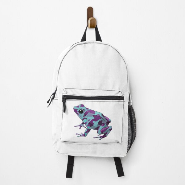 Item preview, Purple and Turquoise Frog – Geometric Psychedelic Art Gift designed and sold by bsbd-action.