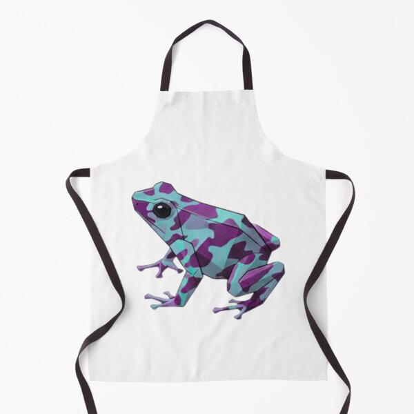 Item preview, Purple and Turquoise Frog – Geometric Psychedelic Art Gift designed and sold by bsbd-action.