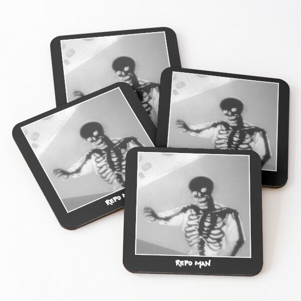 Item preview, REPO MAN SKELETON B&W designed and sold by FILM GUTTER.