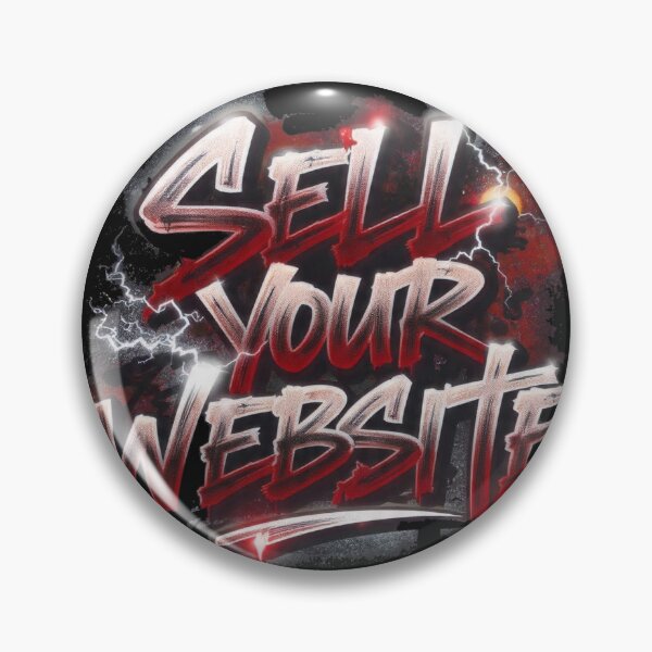 Item preview, Sell Your Website Graffiti Sticker | Dark Cyberpunk Marketing Design designed and sold by AENAcharms.