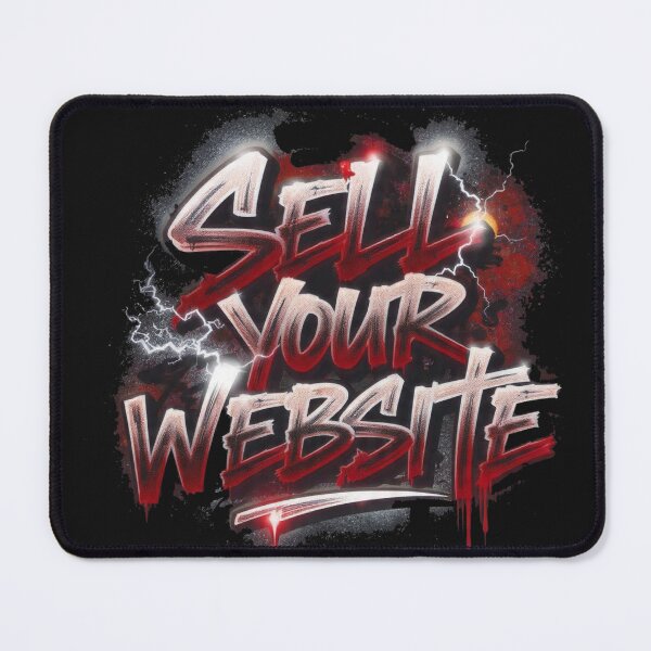 Item preview, Sell Your Website Graffiti Sticker | Dark Cyberpunk Marketing Design designed and sold by AENAcharms.