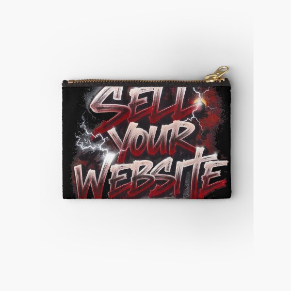 Item preview, Sell Your Website Graffiti Sticker | Dark Cyberpunk Marketing Design designed and sold by AENAcharms.