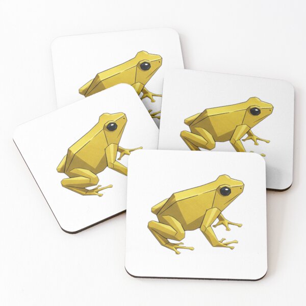 Item preview, Geometric Golden Frog – Minimalist Glitter Sticker for Accessories designed and sold by bsbd-action.