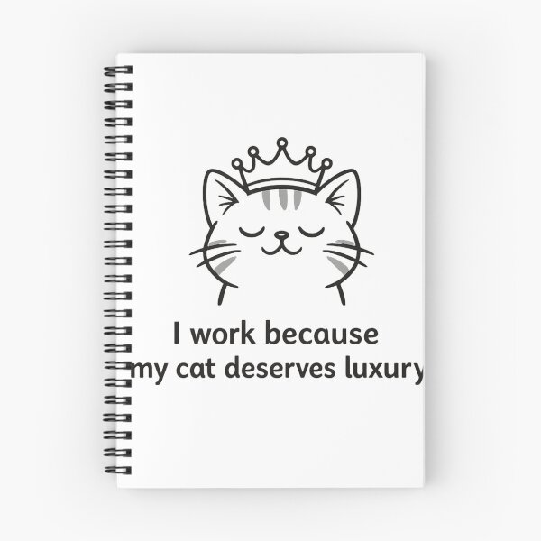 Item preview, Cita divertida y lujosa sobre una corona de gato minimalista designed and sold by Hoffmann-Shop.