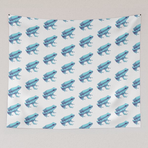 Item preview, Cyan and Subtle Purple Frog – Aesthetic Design for Digital Art Lovers designed and sold by bsbd-action.