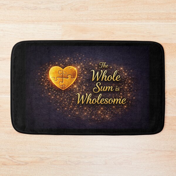 Item preview, The Whole Sum is Wholesome – Luxury Gold Puzzle Heart designed and sold by Pristine Origin Arts.