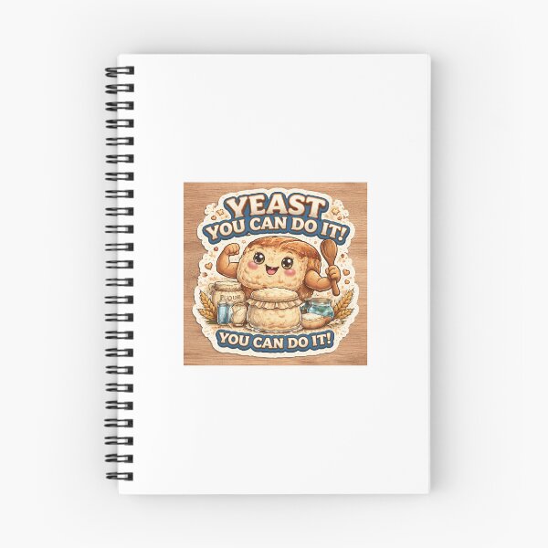 Item preview, Yeast You Can Do It – Sourdough Motivation Sticker designed and sold by SparkVault.