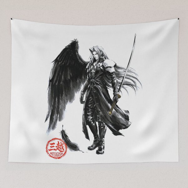 Item preview, Sephiroth Sumi-e designed and sold by Mitsugoshi.